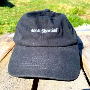 40'S & SHORTIES BLACK DAD HAT